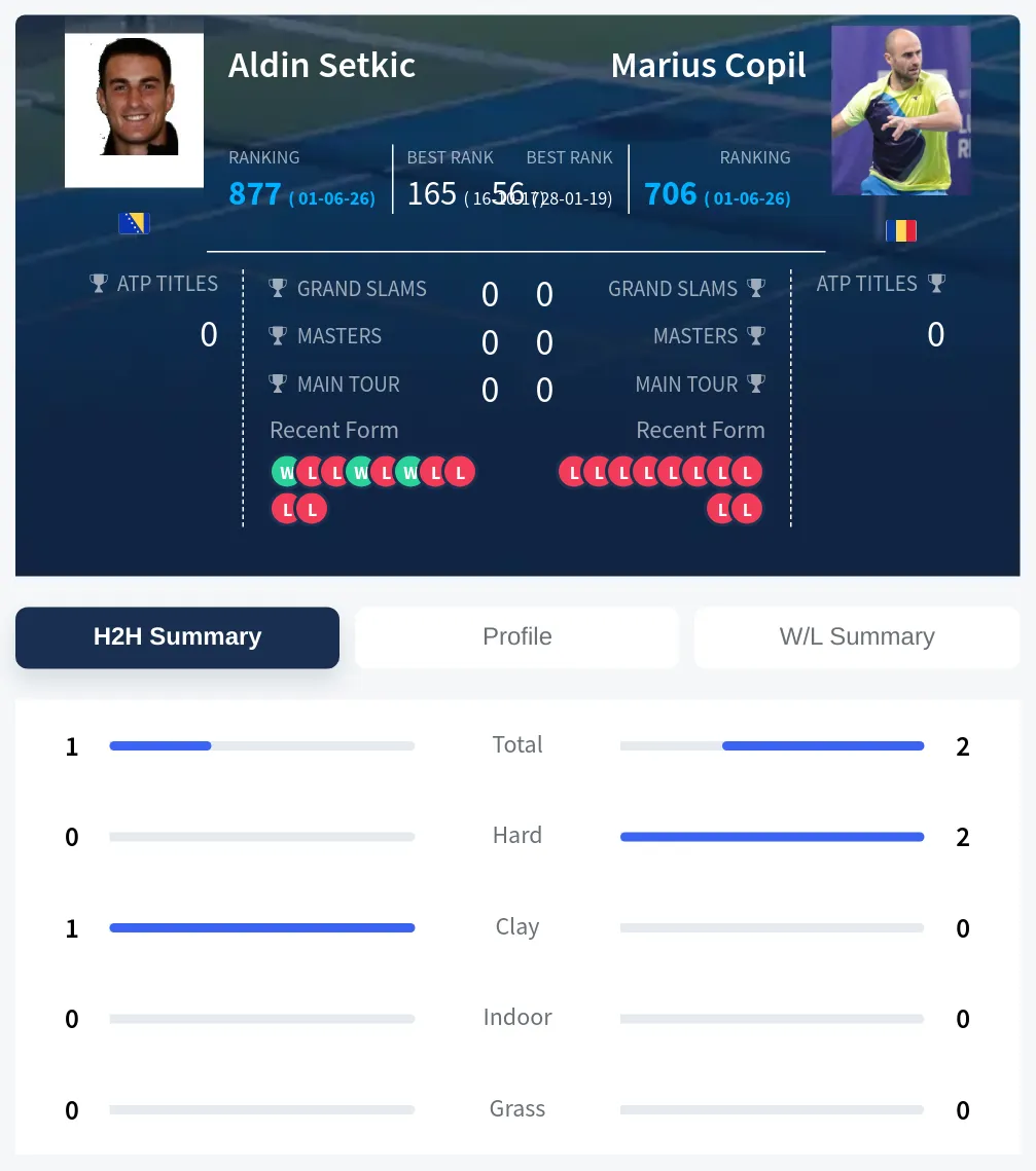 Setkic Copil H2h Summary Stats