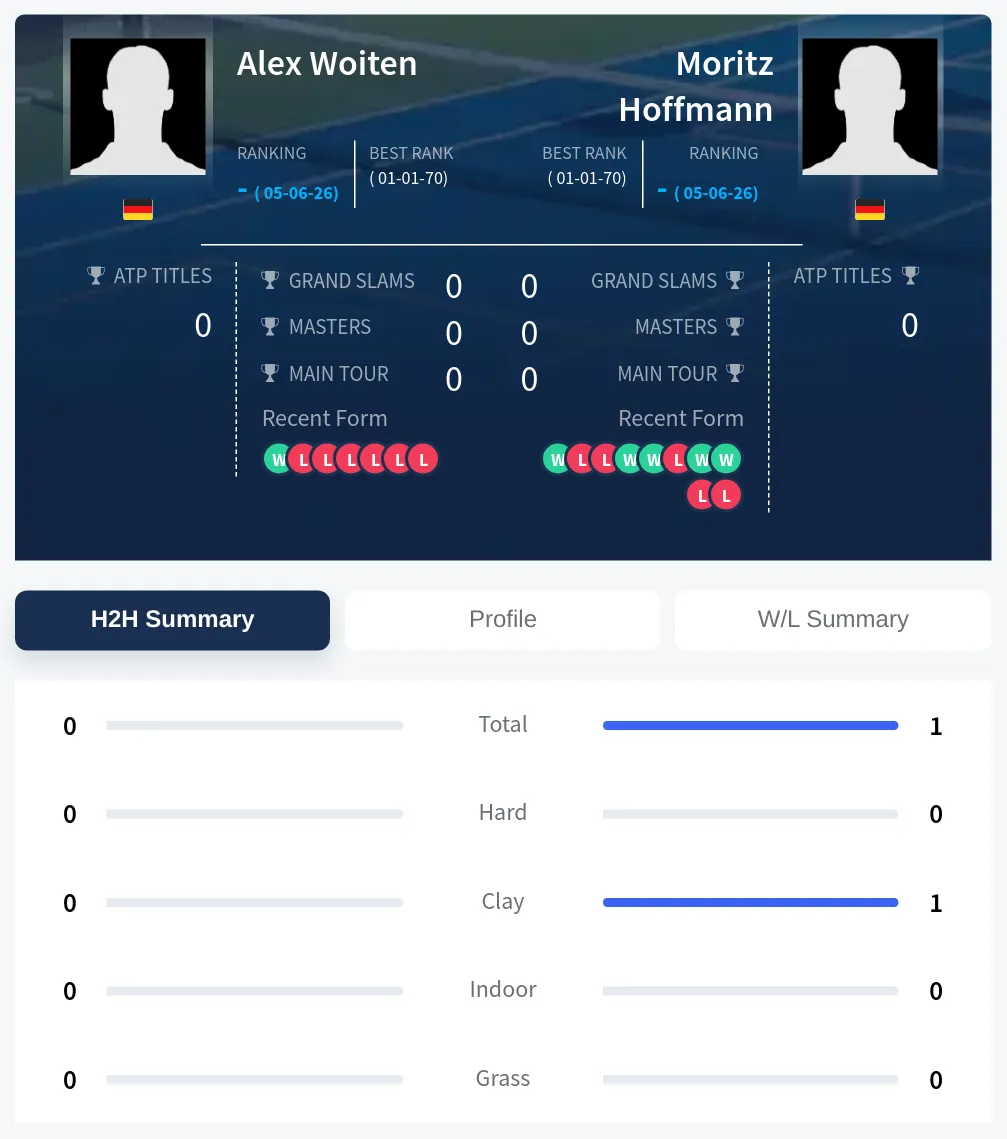 Hoffmann Woiten H2h Summary Stats