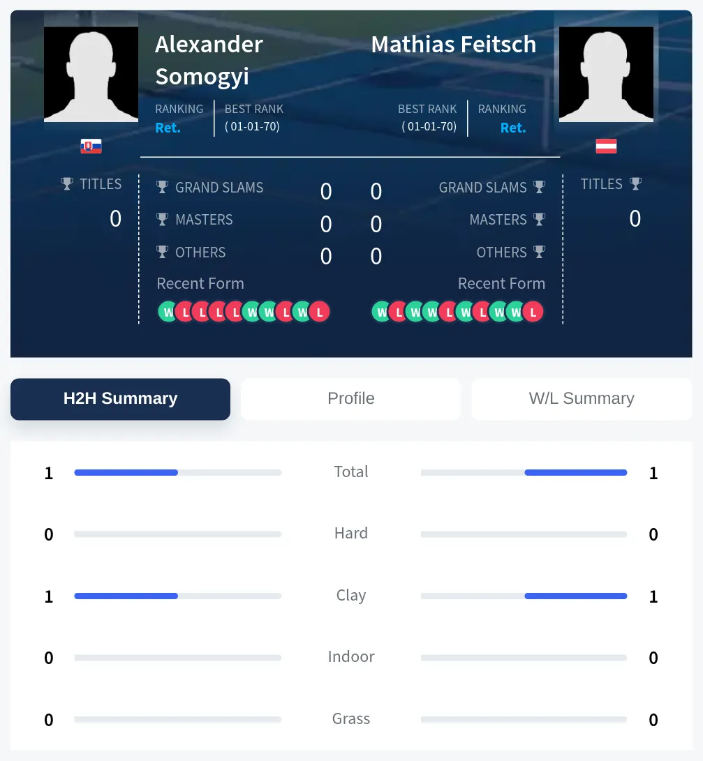 Feitsch Somogyi H2h Summary Stats