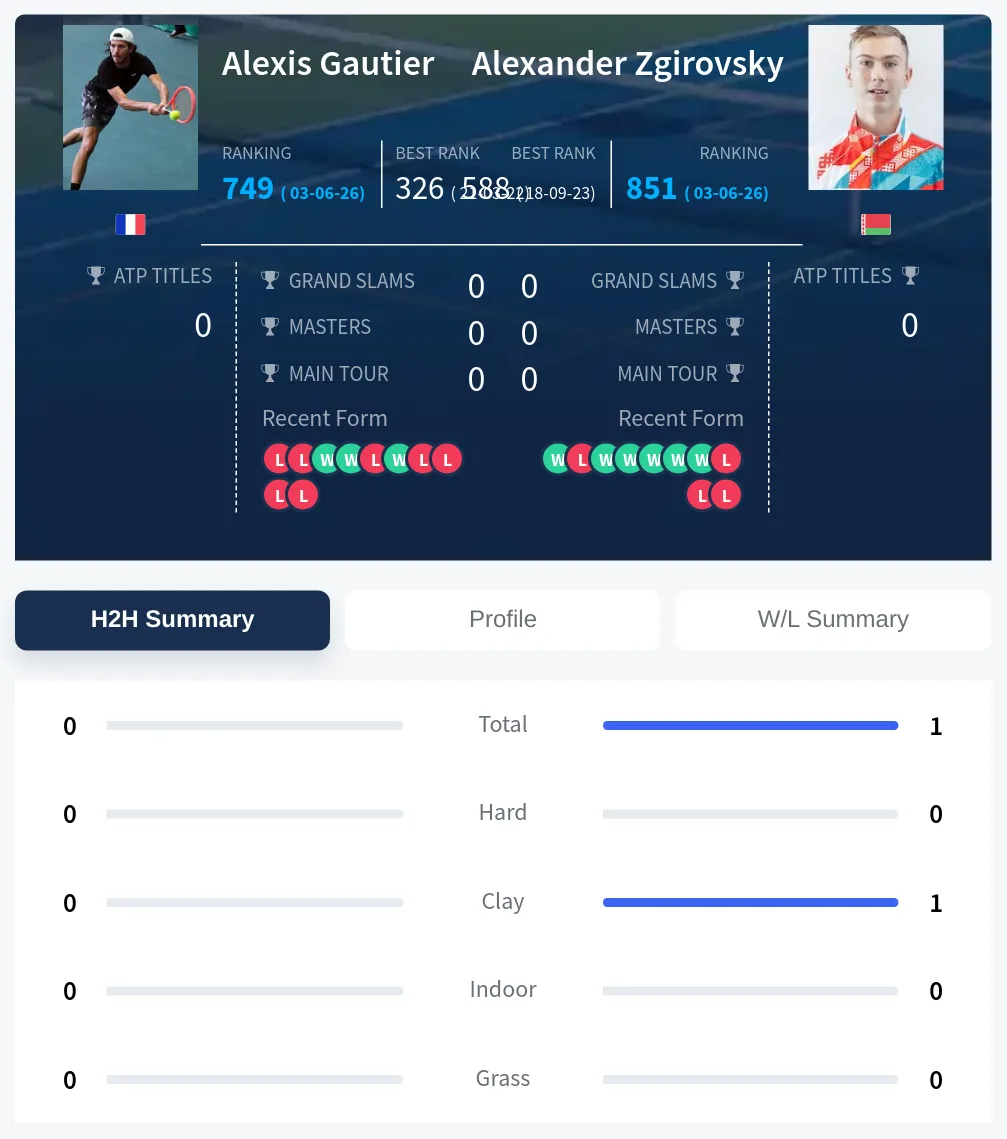 Zgirovsky Gautier H2h Summary Stats
