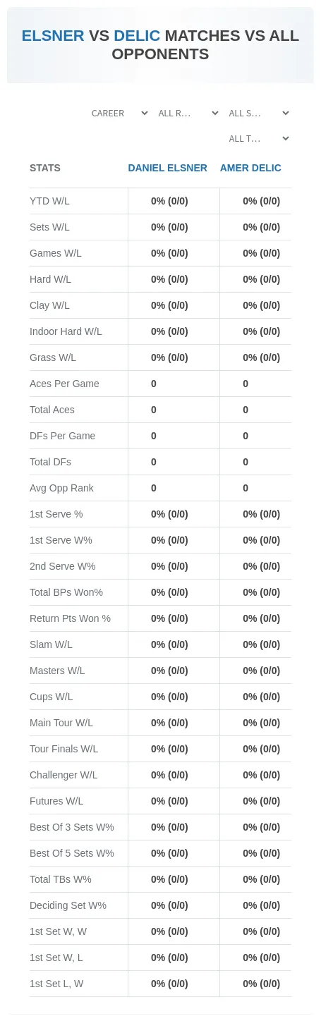 Daniel Elsner Amer Delic Prediction Stats