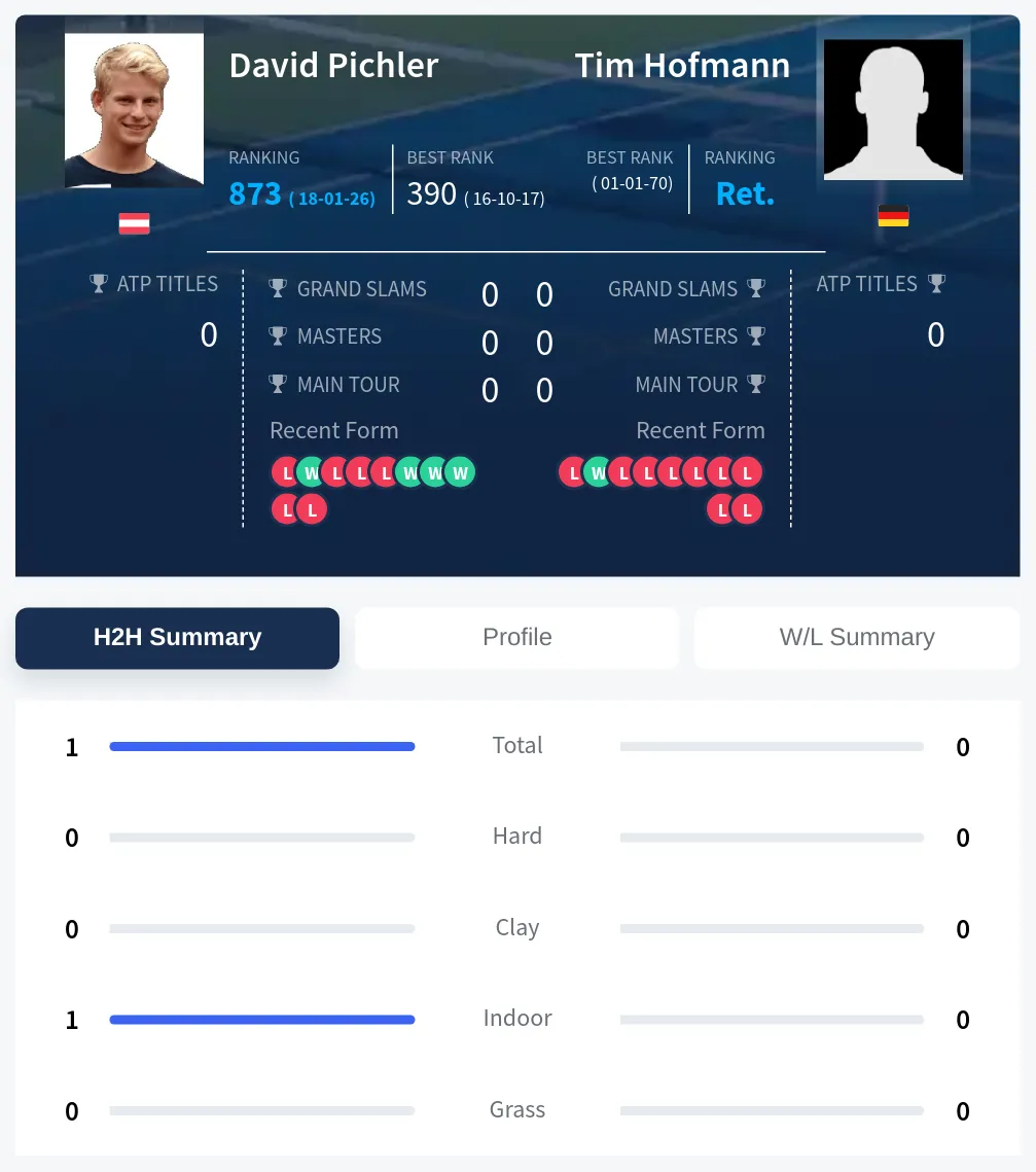Pichler Hofmann H2h Summary Stats