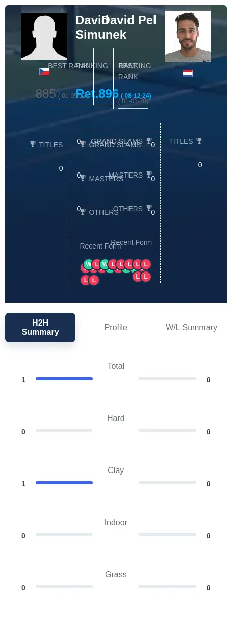 Simunek Pel H2h Summary Stats