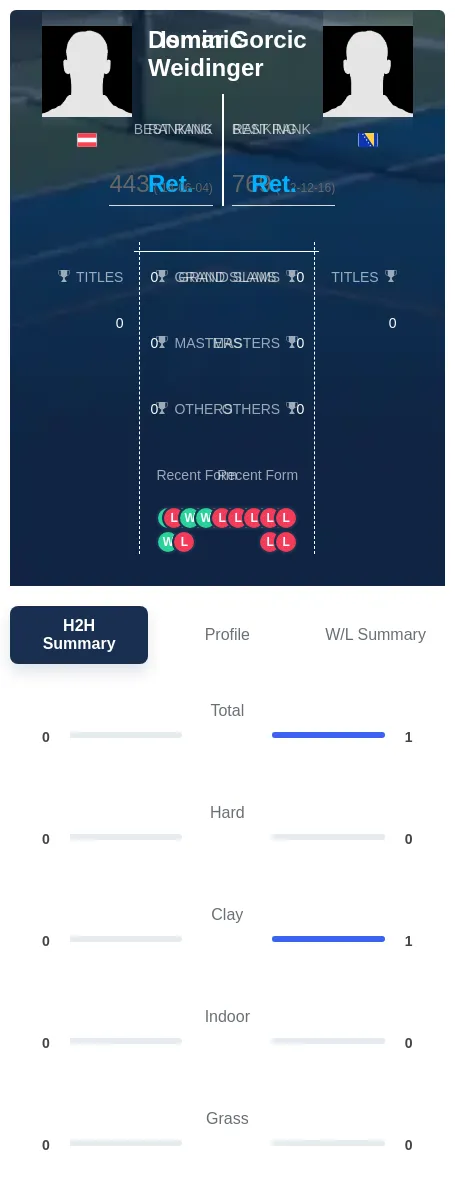 Weidinger Gorcic H2h Summary Stats