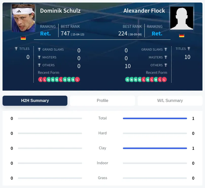 Flock Schulz H2h Summary Stats