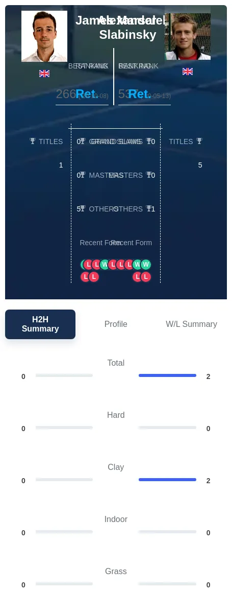 Slabinsky Marsalek H2h Summary Stats