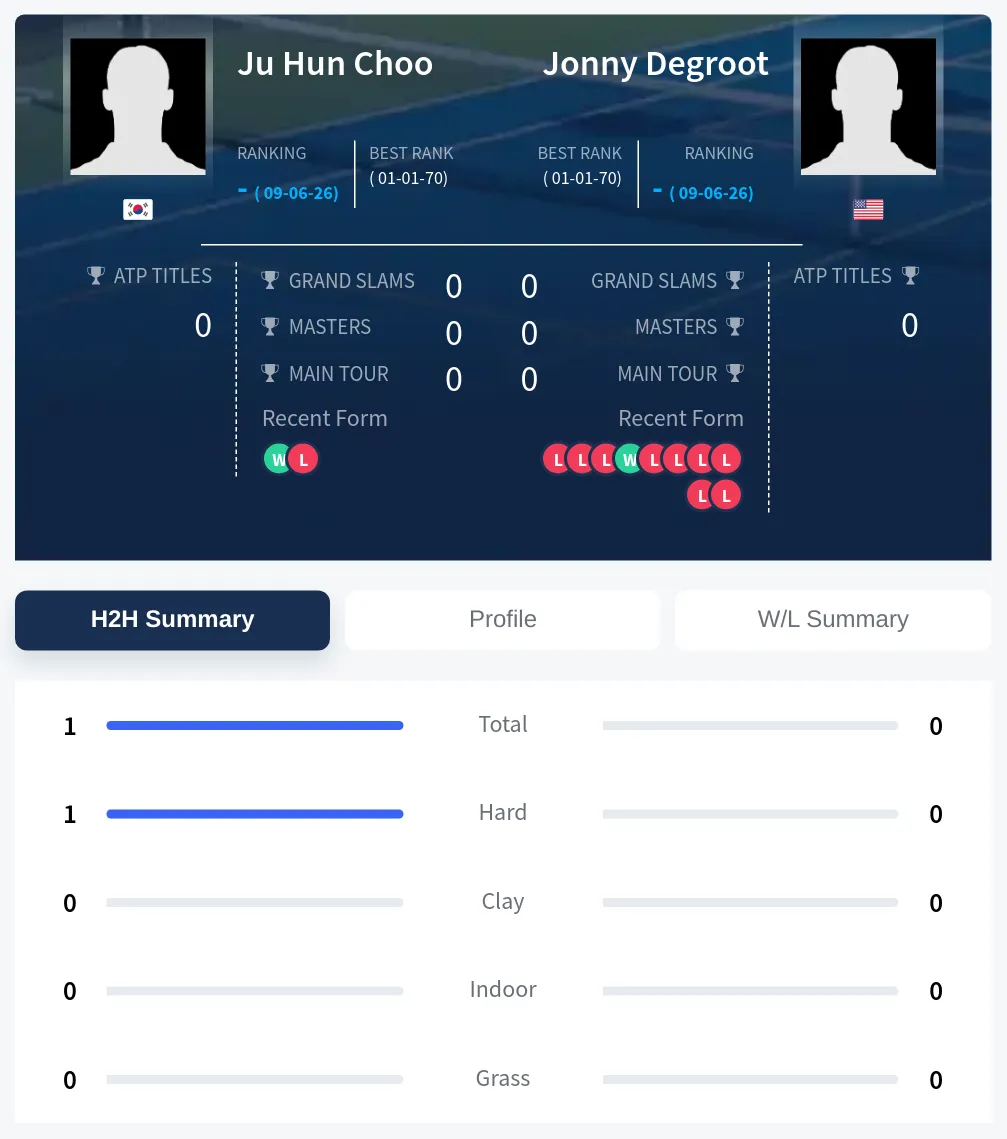 Choo Degroot H2h Summary Stats