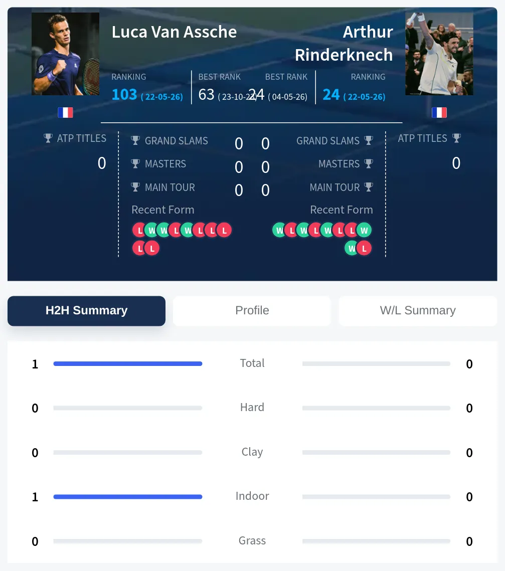 Assche Rinderknech H2h Summary Stats