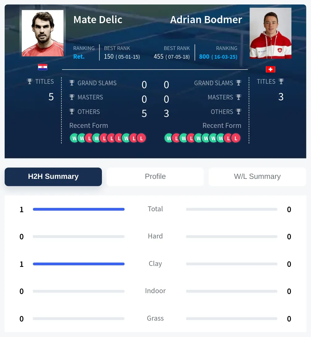Delic Bodmer H2h Summary Stats