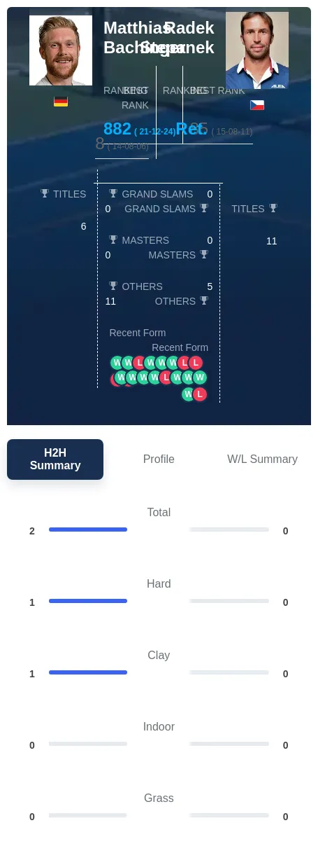 Bachinger Stepanek H2h Summary Stats