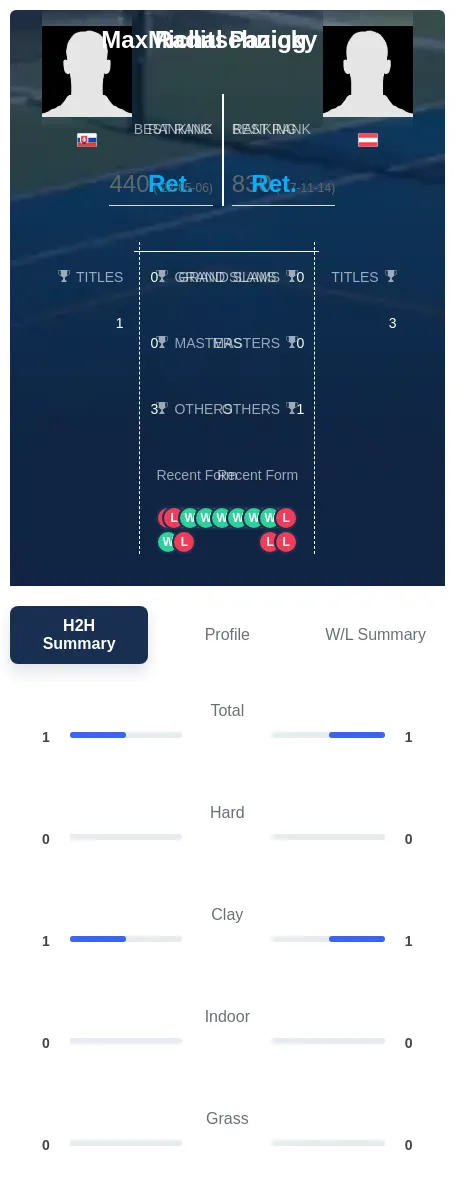 Raditschnigg Pazicky H2h Summary Stats