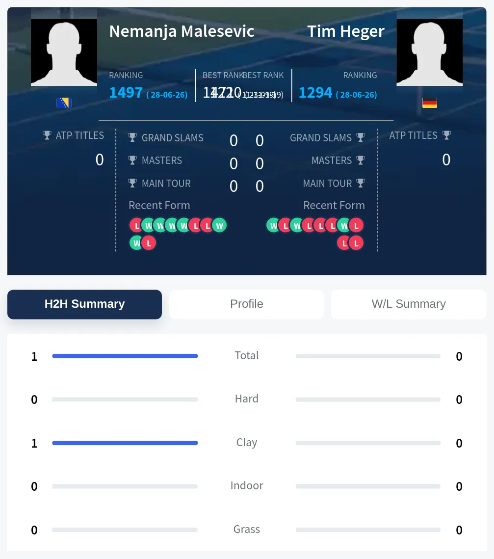 Malesevic Heger H2h Summary Stats