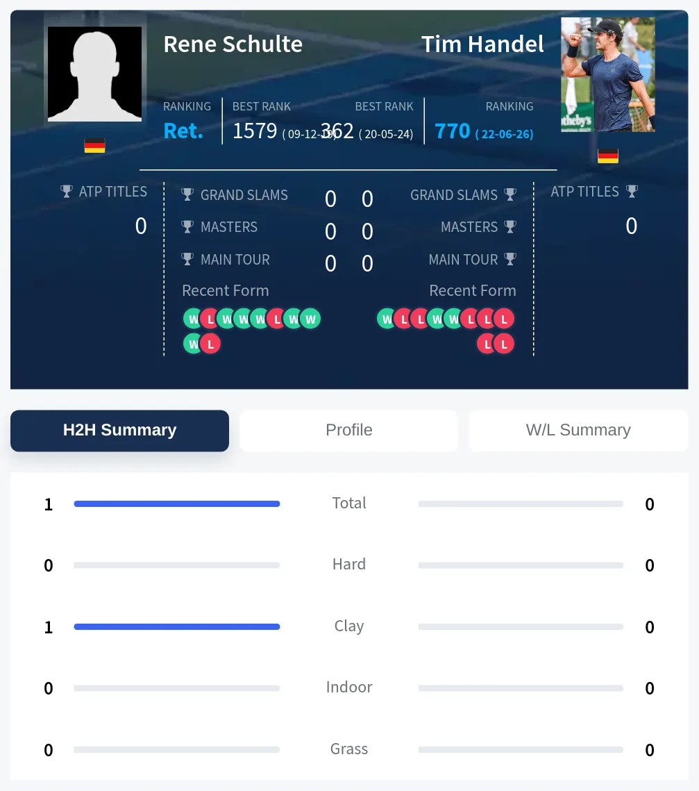 Schulte Handel H2h Summary Stats