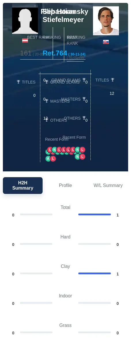 Stiefelmeyer Horansky H2h Summary Stats