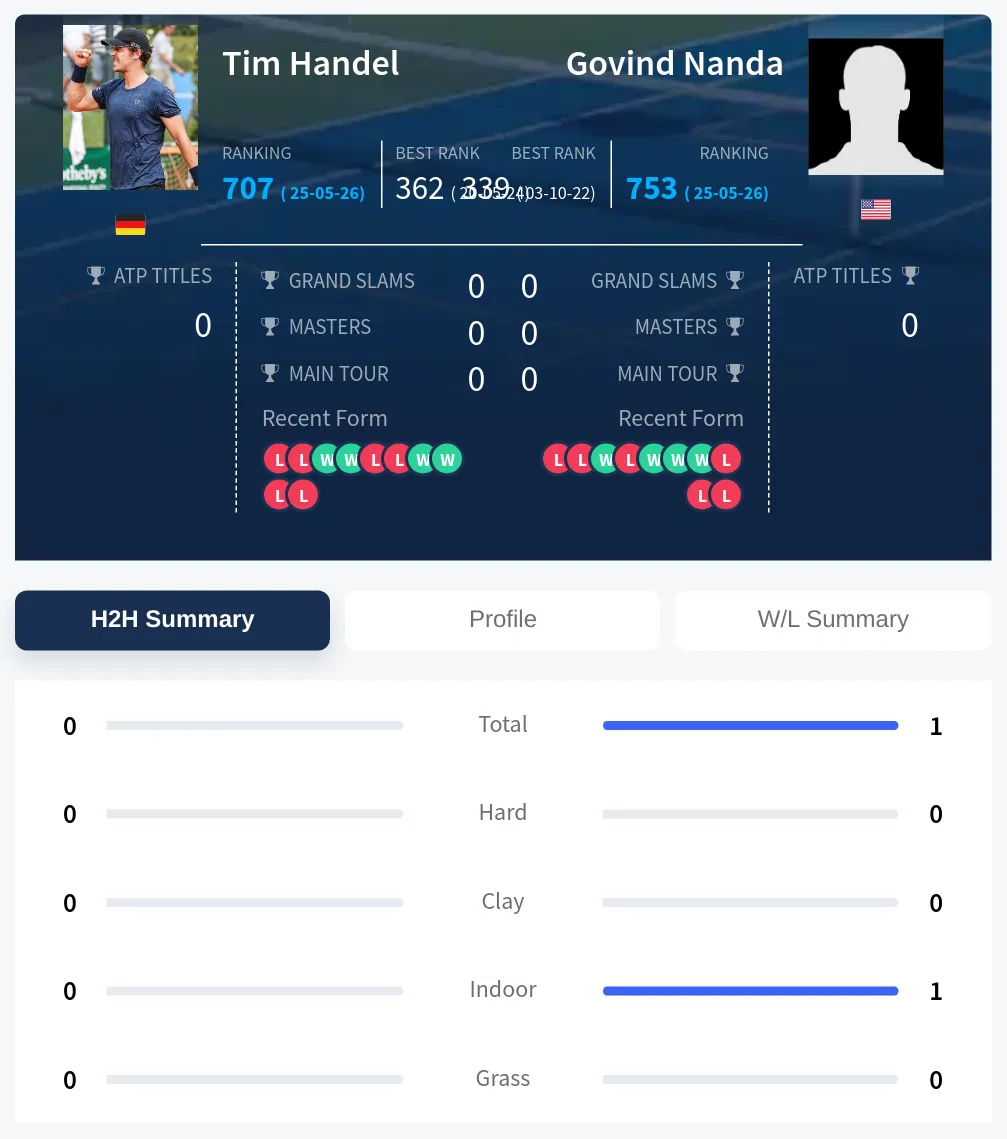Nanda Handel H2h Summary Stats
