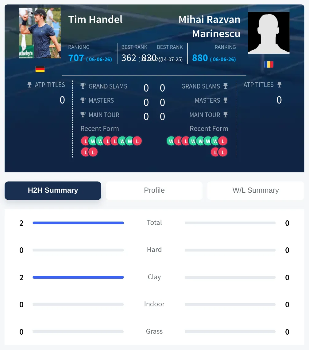 Handel Marinescu H2h Summary Stats