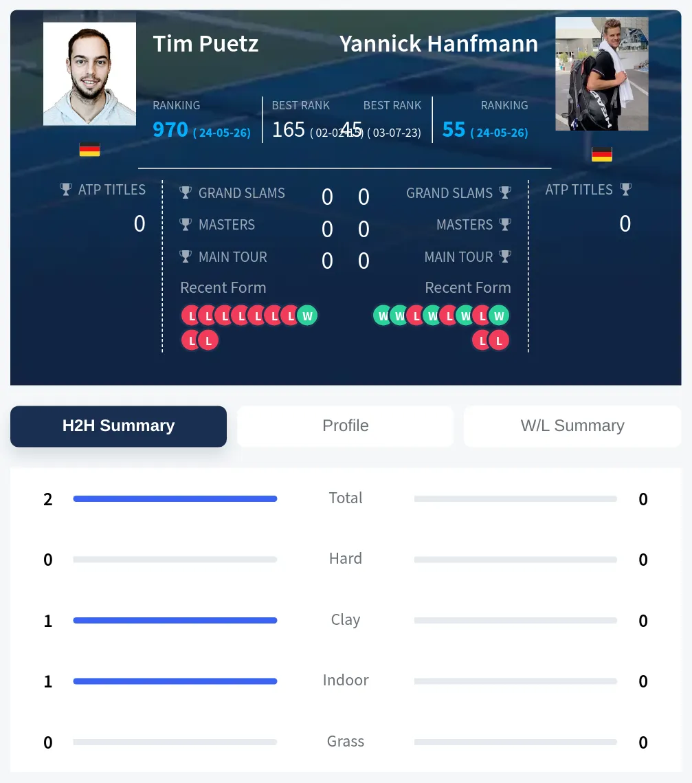 Puetz Hanfmann H2h Summary Stats