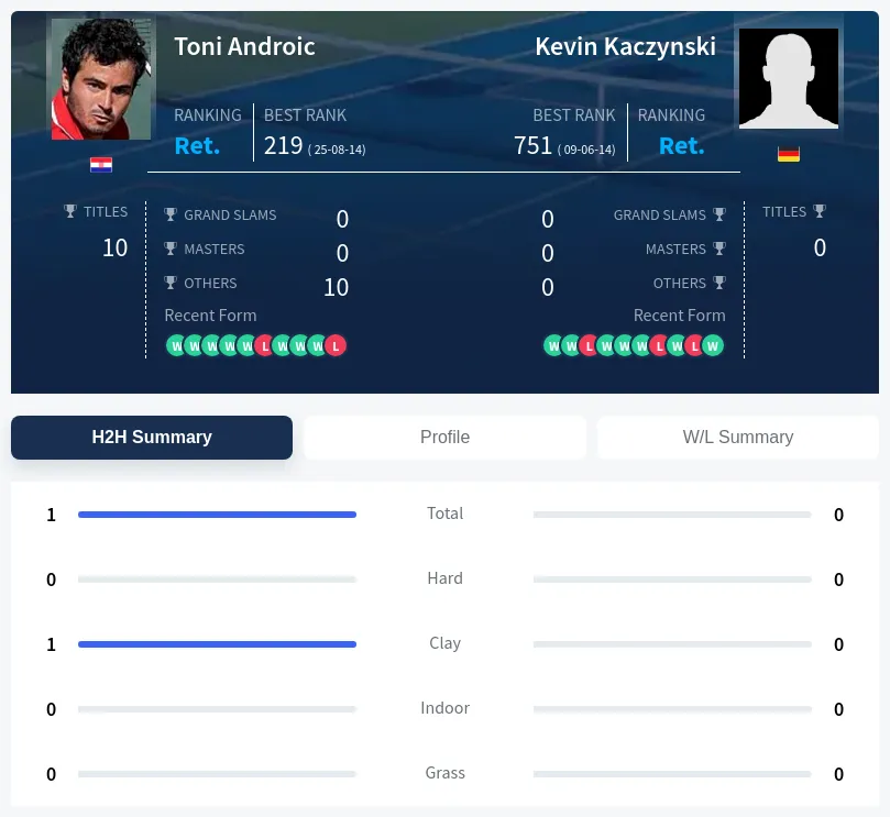 Androic Kaczynski H2h Summary Stats