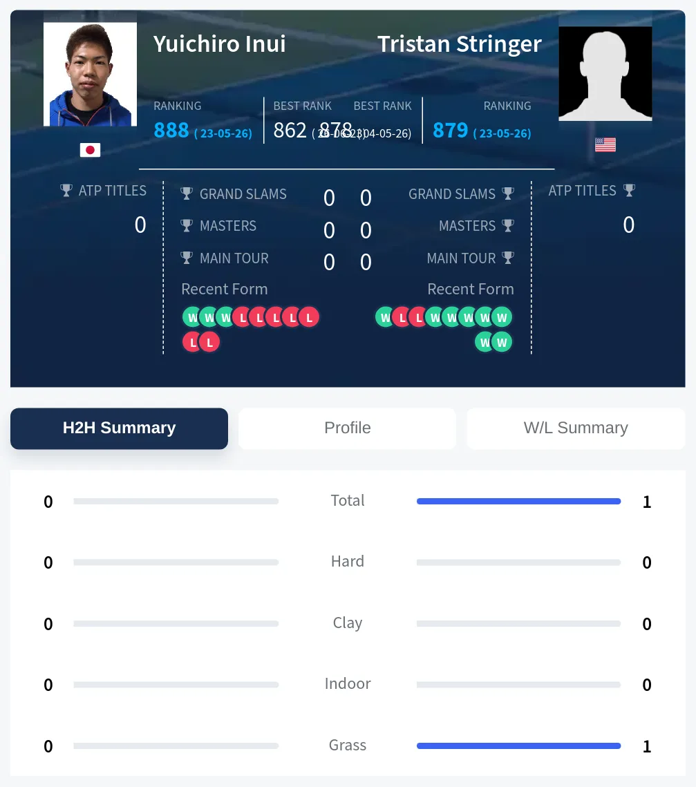 Stringer Inui H2h Summary Stats