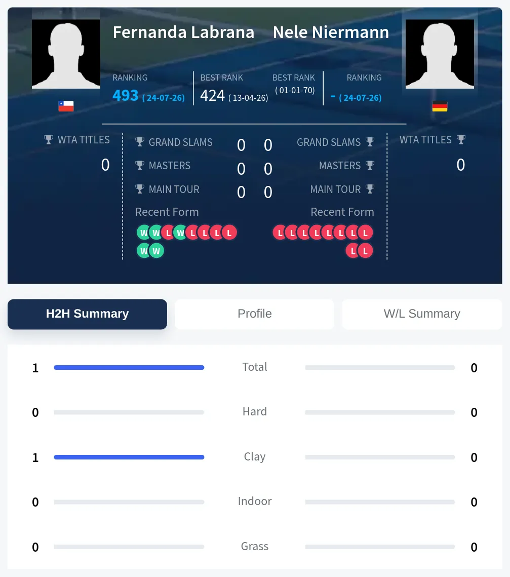Niermann Labrana H2h Summary Stats