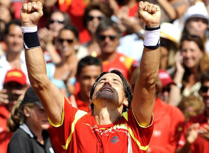 Spain defeats USA in Davis Cup 2012 Semi-Final
